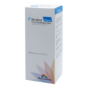 Bruliva Escitalopram 20mg/ml Gotas Orales Frasco x 15ml   