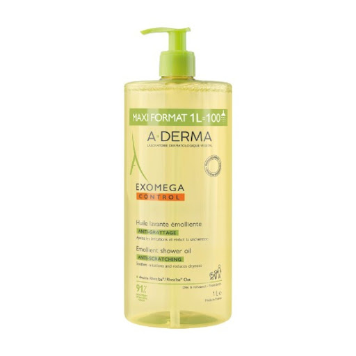 Aceite Emoliente Exomega Control Baño Corporal Frasco x 1 l
