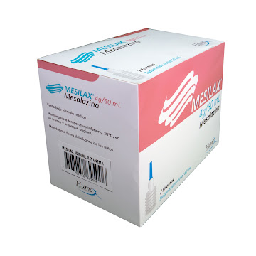 Mesilax Mesalazina 4g/60 ml x 7 Enemas  