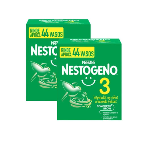 Pack x 2 Alimento Lácteo Nestogeno 3 L Comfortis Lata X 1.4 Kg Nestogeno Caja x 2 Alimento lácteo Nestógeno 3 Comfortis en lata de 1.4 kg. Fórmula etapa 3 diseñada para apoyar la digestión, el crecimiento y la nutrición de niños en desarrollo. Ideal como complemento diario.
