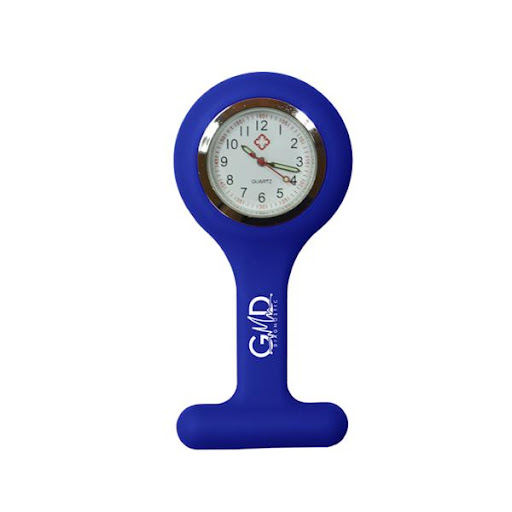 RELOJ AZUL CERULEO GMD IMPORMEDICAL  x 1 Es un accesorio diseñado para profesionales de la salud, especialmente enfermeros y médicos. Su diseño colgante permite una lectura rápida y cómoda del tiempo, ideal para entornos clínicos. Cuenta con