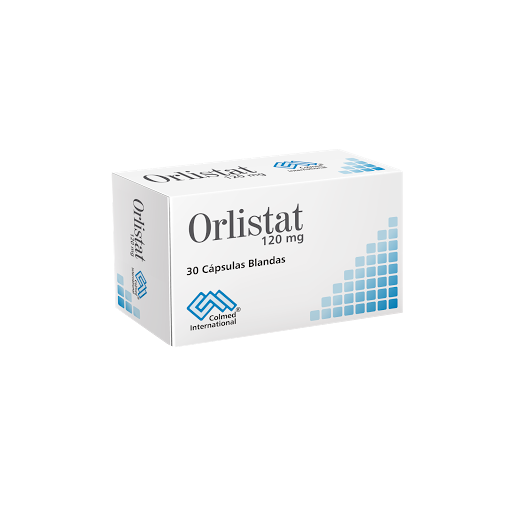 **ORLISTAT 120MG COLMED CAJA X 30 CAPSULAS                              