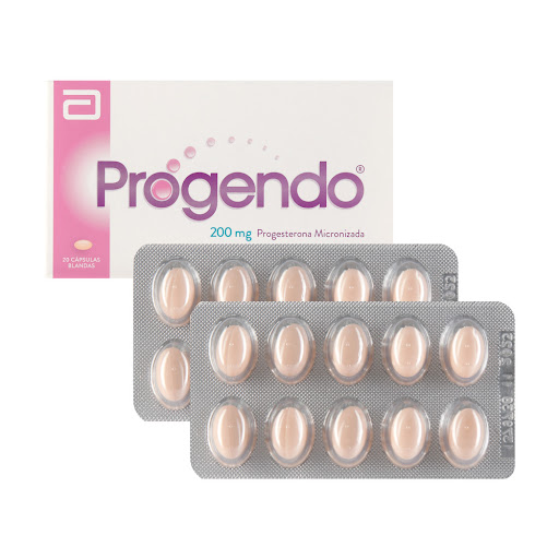 Progendo Progesterona Micronizada 200 mg Abbott Caja x 20 Cápsulas
