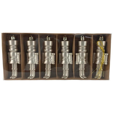 Adorno Para Árbol Navideño De Cascanueces Sparkling Glam x 6 und   