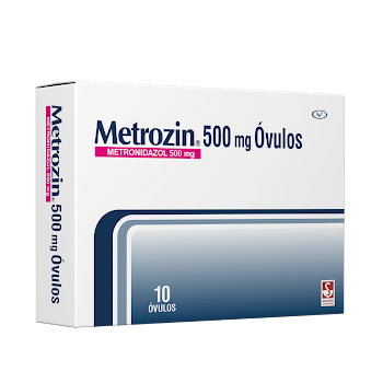 Metrozin Óvulos 500Mg. Óvulos Caja x10Ovu. Procaps Metronidazol         