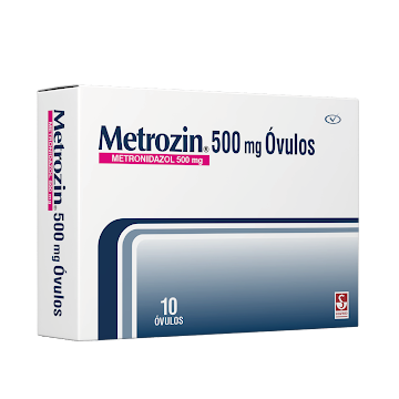 Metrozin Óvulos 500Mg. Óvulos Caja x10Ovu. Procaps Metronidazol         