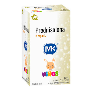 Prednisolona Niños   3mg/ml Mk Frasco x 60ml  
