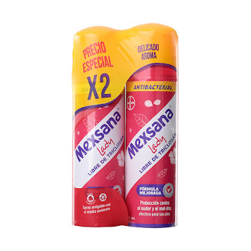 Desodorante para Pies Mexsana Lady Antibacterial 2 Frascos x 260 ml  