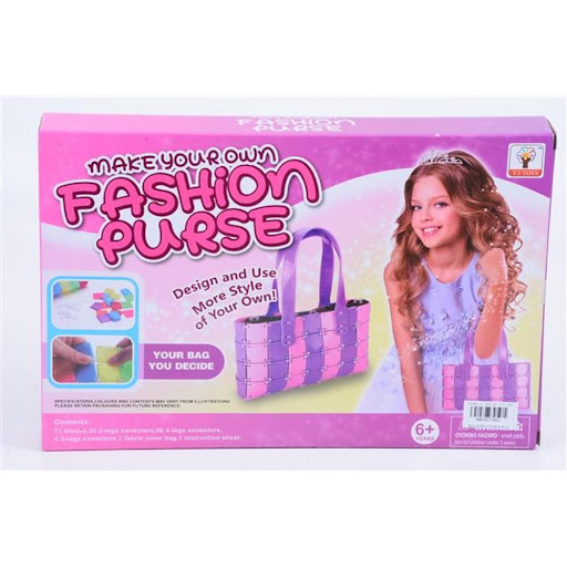 Bolso Para Armar Fashion Plasticos Asociados  x 1 Este bolso para armar es ideal para que los niños exploren su creatividad y diseñen bolsos únicos, adaptándolos a sus propios estilos. Con sus bloques y conectores, permite experimentar con diferentes