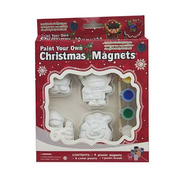 Set De Pintura Navideño Con 4 Figuras x 1 und  