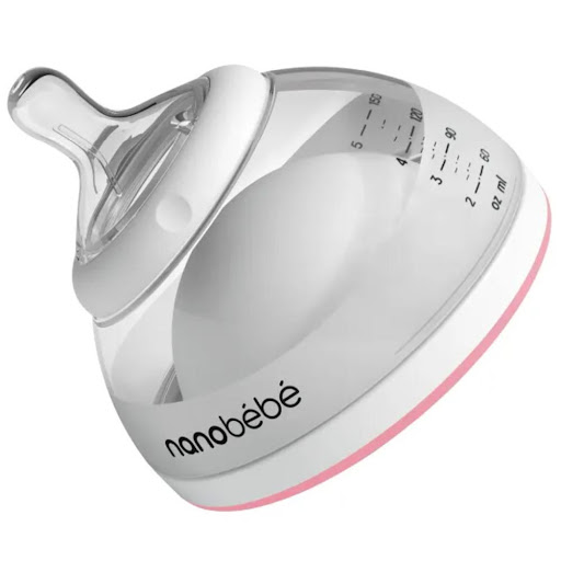 Biberón para leche materna | Rosado X 1 Nanobébé Caja x 1 Algunas de las características más llamativas de este biberón son:Cuenta con un sistema avanzado de ventilación de tetina: este diseño tiene como objetivo aliviar la irritabilidad en el pecho. Además,