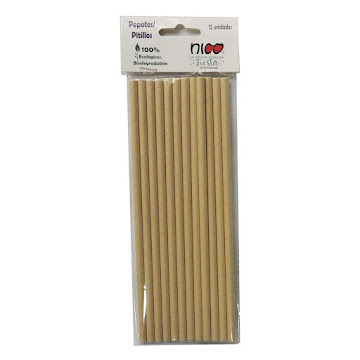 Pitillos Luxury Biodegradables Para Fiesta x 12 und  