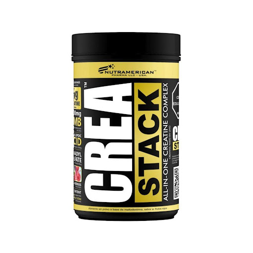 Crea Stack 1.3 LB Creatina NUTRAMERICANPHARMA Tarro x 1.3 Lb (600g) Crea Stack, es la última generación en suplementos con Creatina monohidrato. Su fórmula única en el mercado incluye HMB, así como ácido alfa lipoico y sulfato de vanadio en las cantidades óptimas, obt