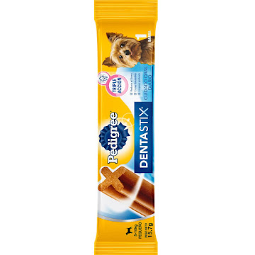 Barra Dentastix Pedigree Para El Cuidado Oral Perros Razas Pequeñas de 157 gr x 1 und  