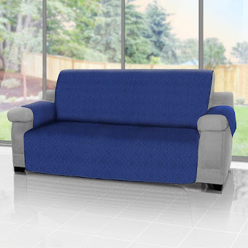 Solo Online Forro Protector De Sofá   Y Muebles Reversible Azul 3 Puestos Energy Plus 