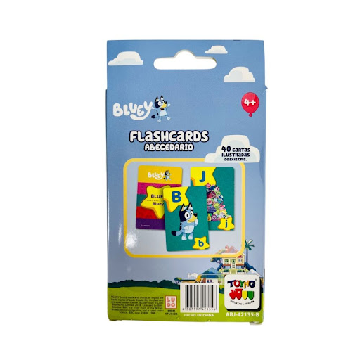 Flash Cards Toyng Abecedario Bluey Caja x 1 und