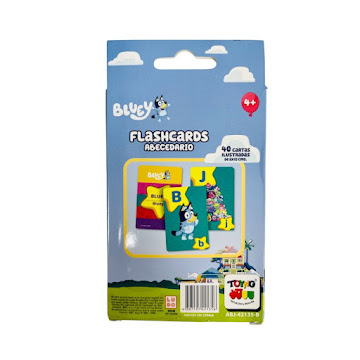 Flash Cards Toyng Abecedario Bluey Caja x 1 und  