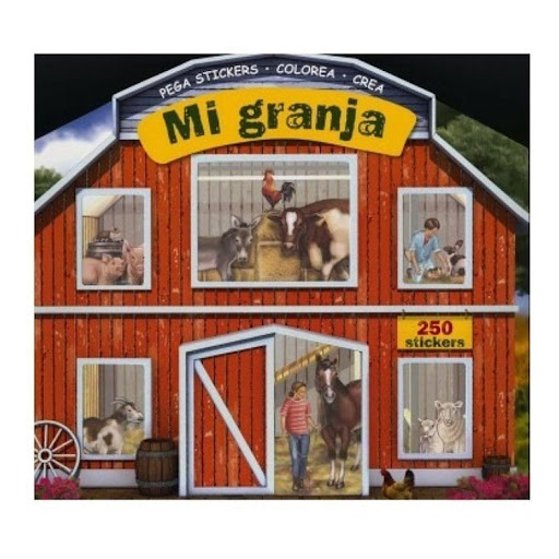 Mi Granja. Incluye 250 Stickers Naumann & Gobel Verlagsgesellschaft Libro x 1.0 MI GRANJA (INCLUYE 250 STICKERS)  31 maravillosas escenas ilustradas sobre la granja o el castillo de princesas en las que podrás pegar pegatinas o colorear, muchos dibujos para pintar y más de 250 fa