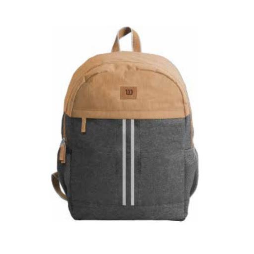 Morral Casual Wilson Beijing (Mostaza y Gris) Wilson Papeleta x 1 Modelo: Morral Casual Wilson Beijing: Lleva contigo todo lo que necesitas con la eficiencia y el diseño del Morral Casual Wilson Beijing. Este morral, de 19 litros, está diseñado para quienes buscan f