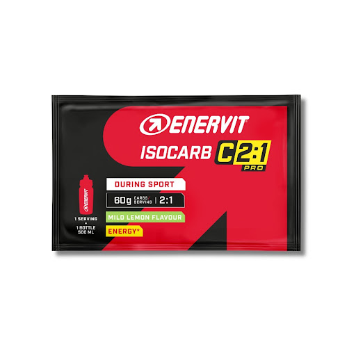 Bebida Energética Enervit Isocarb C 2:1 Sabor Limón Sobre x 60 gr