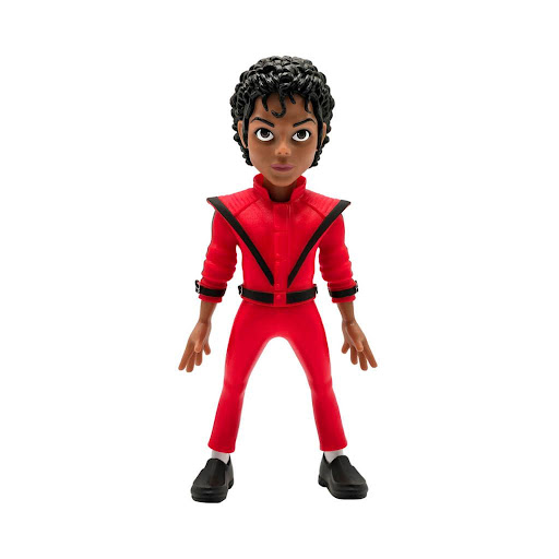 Minix Figura Coleccionable Michael Jackson Thriller 12 cms MINIX Caja x 1 La figura coleccionable de Michael Jackson ;Thriller; es un tributo al rey del pop. Hecha de PVC de alta calidad, esta mini figura de 12 cm de altura tiene una estructura rígida y acabados detallados 