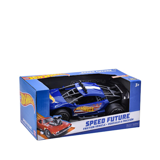 Vehículo de Fricción Hot Wheels Speed Racing 1:16 Hot Wheels Caja x 1 ĦPrepárate para la velocidad y la emoción con el Vehículo de Fricción Hot Wheels Speed Racing 1:16! Este carro deportivo, diseñado con la calidad y el estilo inconfundible de Hot Wheels, es perfecto p