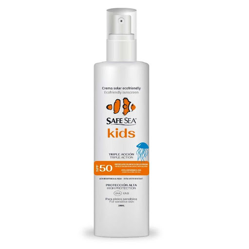 Safe Sea Kids SPF50 Safe Sea Kids SPF50 x 100 ml Protección solar segura y divertida para los más pequeños

Safe Sea Spray SPF 50 Kids es el protector solar ideal para niños, diseñado para proteger su piel del sol y prevenir picaduras de medusas mie