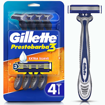 Cuchilla de Afeitar Gillette Prestobarba 3 Blíster x 4 und  