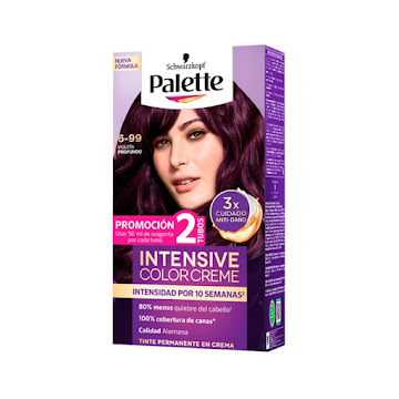 Tinte Palette Intensive Color Creme 6-99 Violeta Profundo Caja x 1 und  