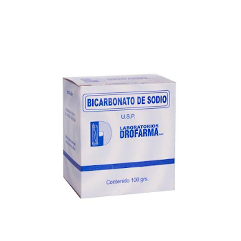 Bicarbonato De Sodio Drofarma Caja x 100 gr  