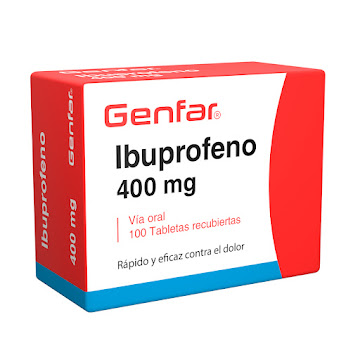 Ibuprofeno 400 mg Genfar Caja x 100 Tabletas  