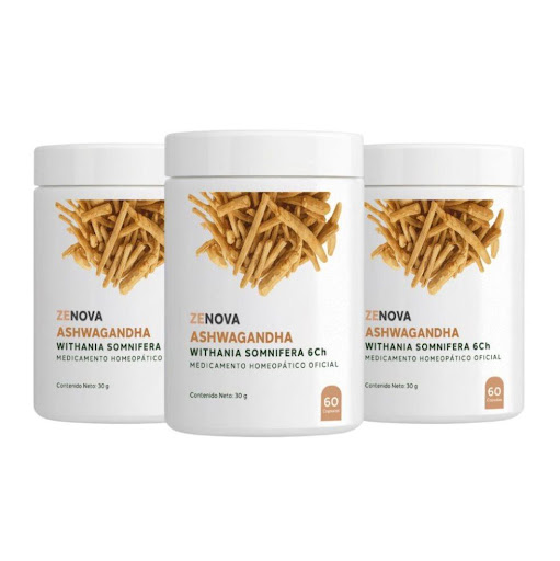 ASHWAGANDHA RELAJACIÓN, REGULA EL ESTRÉS DE 60 CAP X  3 UNIDADES ZENOVA CAPSULAS x 60 CAPSULAS ASHWAGANDHA RELAJACIÓN, REGULA EL ESTRÉS DE 60 CAP X  3 UNIDADES - ZENOVA