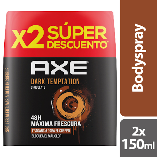 Desodorante Axe Dark Temptation Aerosol x 150 ml