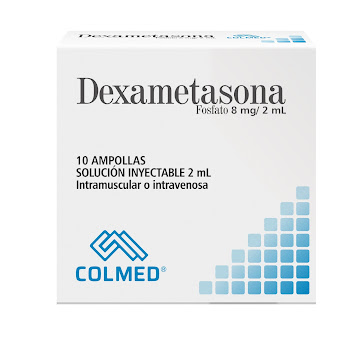 Dexametasona Fosfato 8mg/2ml Colmed Caja x 1 Ampolla  