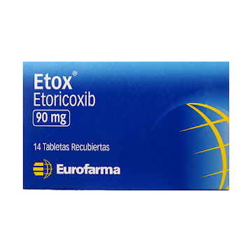 Etox Etoricoxib 90 mg Eurofarma Caja x 14 Tabletas  