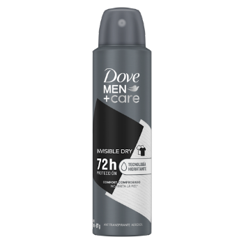 Desodorante Hombre Dove Aerosol Invisible Dry Frasco x 89 gr  