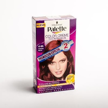 TINTE SCHWARZKOPF   PALETTE COLOR CREAM PERM. CASTAÑO ROJIZO 4-88X2TUB 