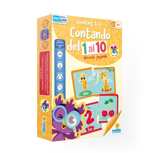Juegos de Aprendizaje Contando Del 1 Al 10 Ronda Ronda Caja x 1 Diviertete aprendiendo los números,  asociandonlos con la cantidad representada de  manera rápida y entretenida.