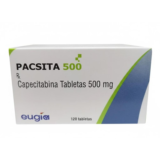 Pacsita Capecitabina 500mg Caja x 120 Tabletas