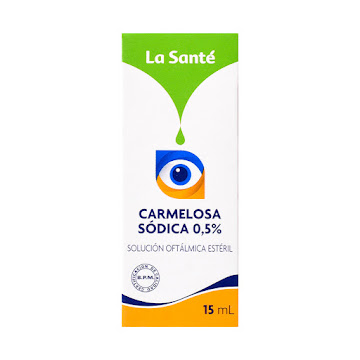 Carmelosa Sodica 0,5%   Solucion Oftalmica La sante Frasco x 15 ml  