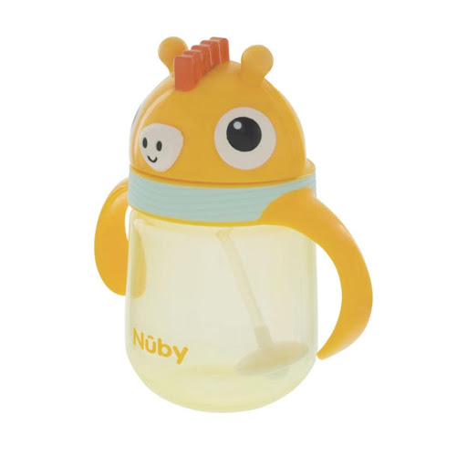 Vaso Clik-It Flip-It Jirafa Nuby Blister x 1 