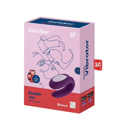 Vibrador para pajeras Satisfyer Double Joy Satisfyer Caja x 1 Satisfyer Double Joy: Vibrador para parejas con 2 motores potentes. Estimula clítoris, punto G y pene. Compatible con la app Satisfyer Connect, controlable a distancia. Resistente al agua y recargable