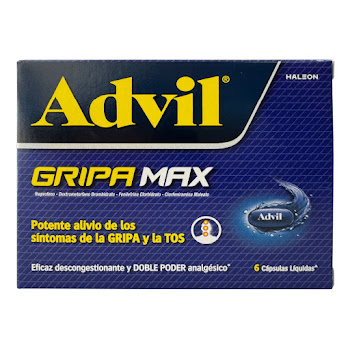 Advil Gripa Max 400mg   Haleon Caja x 6 Capsulas  