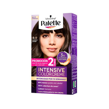 Tinte Palette Intensive Color Creme 5-0 Castaño Claro Caja x 1 und  
