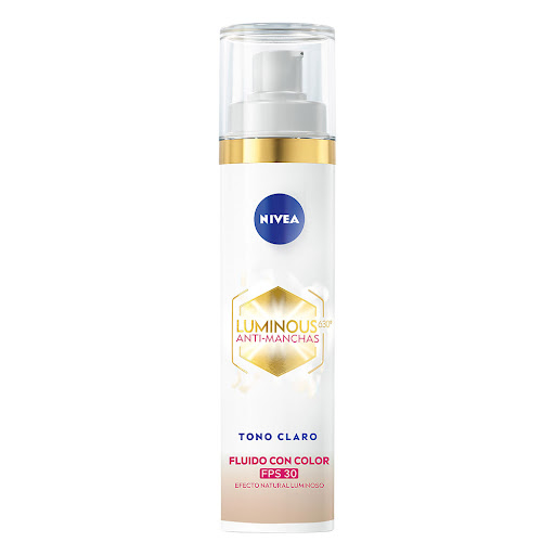 Sérum Facial Nivea Luminous 630 Fluido Tono Claro Frasco x 40 ml