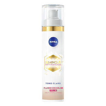 Sérum Facial Nivea Luminous 630 Fluido Tono Claro Frasco x 40 ml  