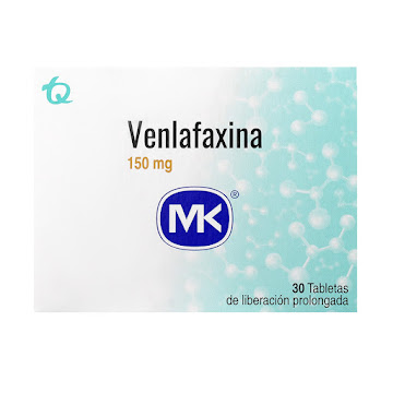 Venlafaxina 150 mg MK Caja x 30 Tabletas  
