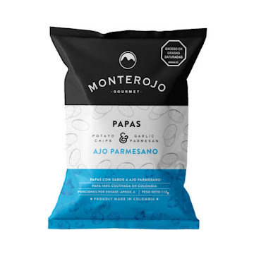 Papas Monterojo Ajo Parmesano x 110 gr  