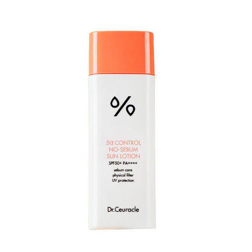 Dr. Ceuracle Protector Solar Control Sebo 50 mL DR. CEURACLE CAJA x 1 Protector solar mineral con control de sebo y acabado mateProtege suave y eficazmente frente a rayos UVA y UVBControla el brillo y el exceso de grasa Textura fluida e hidratante 1). FILTROS MINERALES: