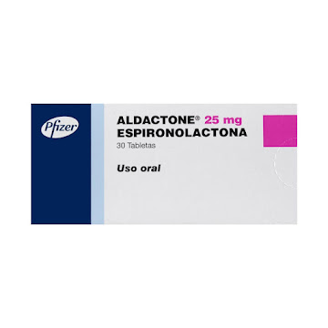 Aldactone Espironolactona 25 mg Pfizer Caja x 30 Tabletas  